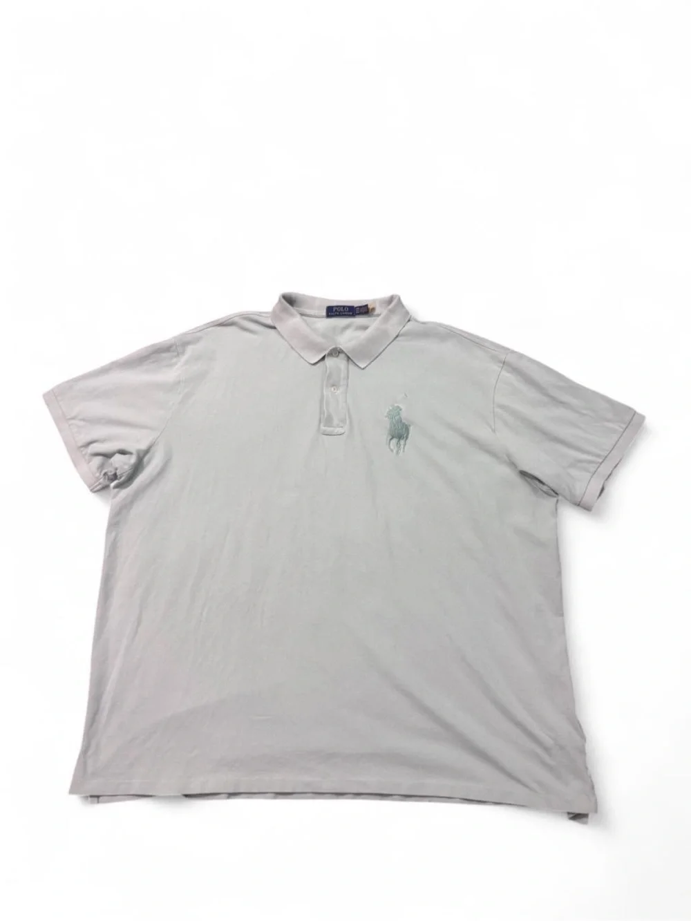Polo ralph lauren big pony polo shirt embroidered mint green 4XL men’s RARE - Picture 1 of 7